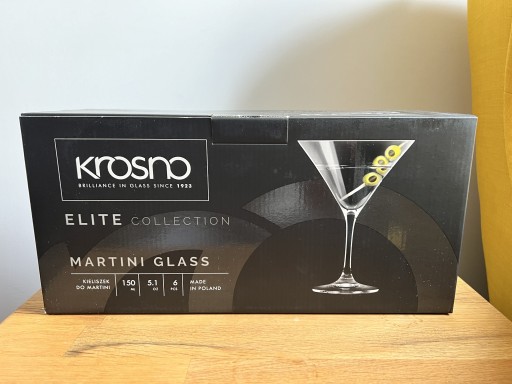 Zdjęcie oferty: Kieliszki do Martini 6 szt Krosno Elite 150 ml
