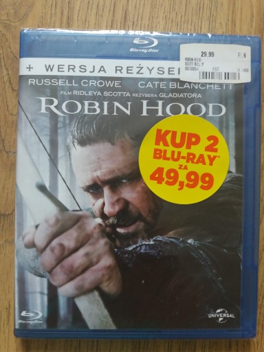 Zdjęcie oferty: Robin Hood bluray nowy folia PL