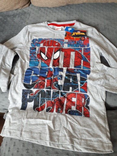 Zdjęcie oferty: Koszulka z długim rękawem, Marvel Spiderman, r134 