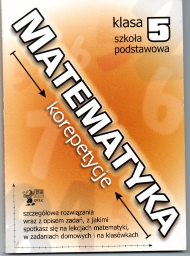 Zdjęcie oferty: Matematyka 5 klasa Korepetycje Grażyna Matachowska