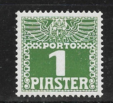 Zdjęcie oferty: Turcja, poczta austriacka, Mi: AT-LE P8, 1908 rok 