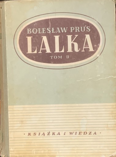 Zdjęcie oferty: Bolesław Prus Lalka 1949