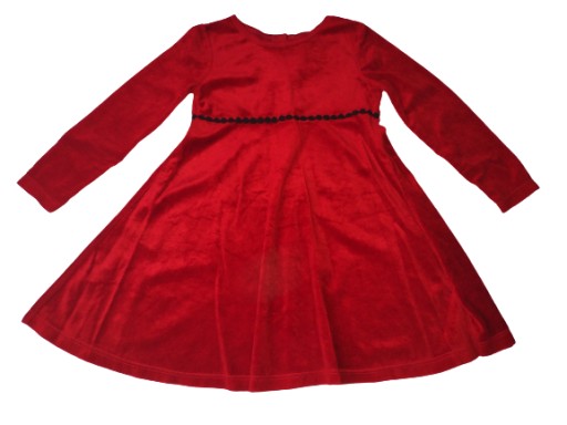 Zdjęcie oferty: Śliczna welurowa sukienka na święta 128