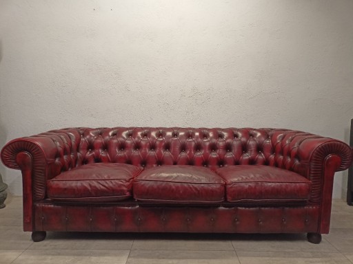 Zdjęcie oferty: Sofa Chesterfield Skórzana