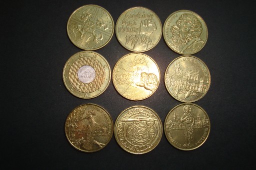 Zdjęcie oferty: Komplet monet 2 zł z 2000 roku (Dudek; Jan II Kazimierz; Pałac w Wilanowie)