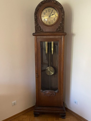 Zdjęcie oferty: Antyk, zegar stojący, Gustav Becker