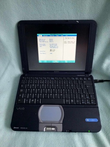 Zdjęcie oferty: Mały rzadki retro laptop Sony P3M 850MHz