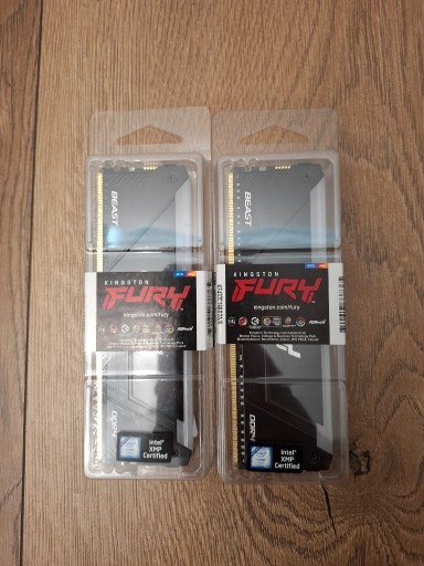 Zdjęcie oferty: Pamięć RAM DDR4 Kingston Fury 3733 MHz CL19 RGB 2x8GB