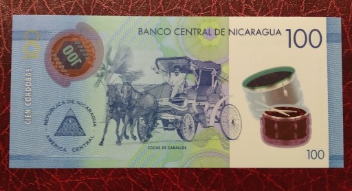 Zdjęcie oferty: Nikaragua 100 cordobas 2014 UNC 