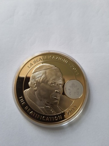 Zdjęcie oferty: Medal Beatyfikacja Jana Pawła II 2011 rok Karol 