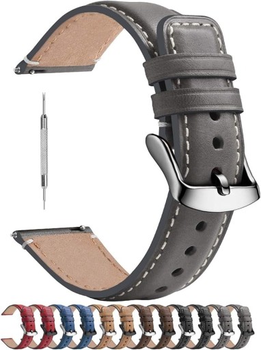 Zdjęcie oferty: Pasek do zegarka 22 mm szary