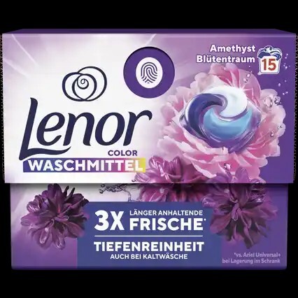 Zdjęcie oferty: Lenor  color 3x friche kapsułki do prania 15 szt.