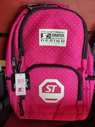Zdjęcie oferty: Plecak szkolny różowy w kropeczki STARTER