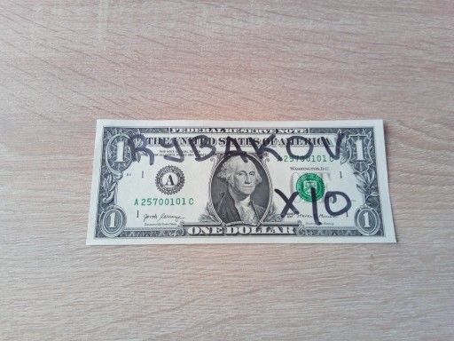 Zdjęcie oferty: Banknot kolekcjonerski US Dollar Rybakov x10 