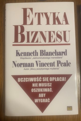 Zdjęcie oferty: Etyka biznesu Blanchard, Peale