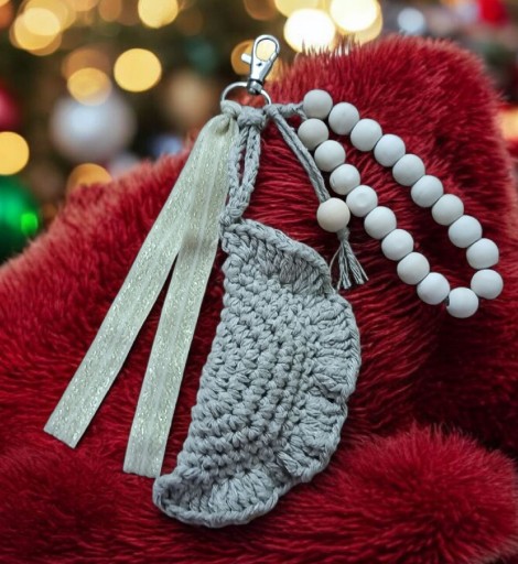 Zdjęcie oferty: Brelok ozdoba Pierożek do plecaka lub torby ręcznie robiony