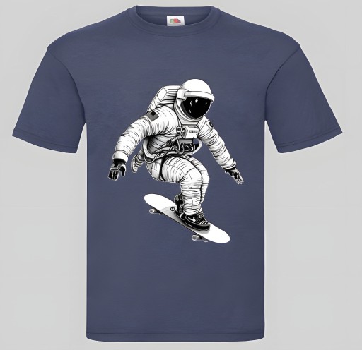 Zdjęcie oferty: tshirt Astronauta na Deskorolce skating skatingowa