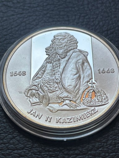 Zdjęcie oferty: 10 zł. 2000 r.   Jan II Kazimierz  Ag