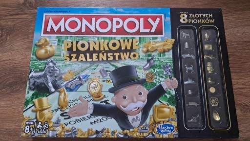 Zdjęcie oferty: Gra planszowa Monopoly Pionkowe Szaleństwo