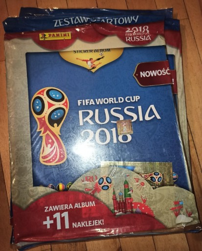 Zdjęcie oferty: Panini FIFA World Cup 2018 Album Zestaw Startowy