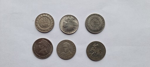 Zdjęcie oferty: Monety z PRL 5 sztuk nominały od 20 do 500zł