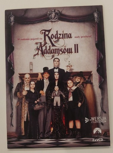 Zdjęcie oferty: Film Rodzina Addamsów II 2xVCD