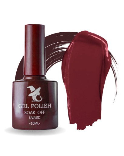 Zdjęcie oferty: Wiśniowy Lakier Hybrydowy do paznokci 10 ml UV/LED Trwałość do 3 tygodni
