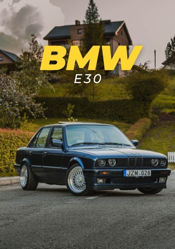 Zdjęcie oferty: PLAKAT BMW E30 OZDOBA MŁODZIEŻOWY