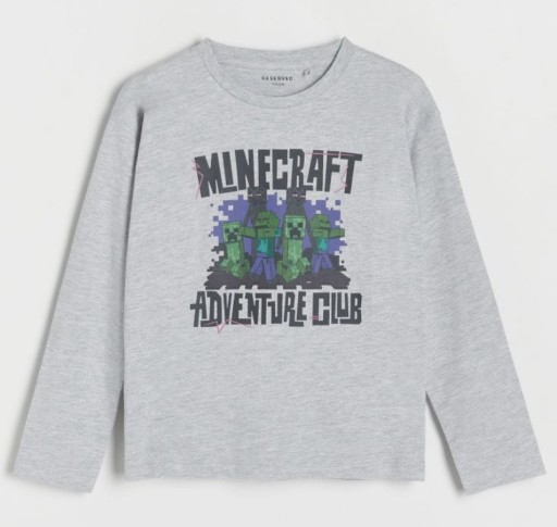 Zdjęcie oferty: Koszulka 'Minecraft' z Długim Rękawem Reserved