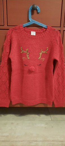 Zdjęcie oferty: Świąteczny sweter, cool Club, rozm. 146