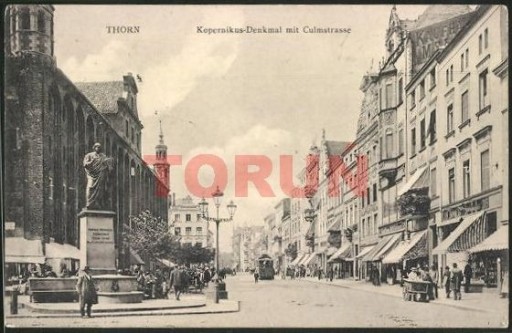 Zdjęcie oferty: TORUŃ Thorn Culmstrasse pomnik Kopernika