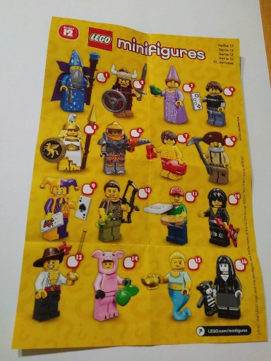 Zdjęcie oferty: LEGO MINIFIGURKA,MINIFIGURES SERIA 12