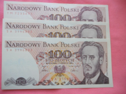 Zdjęcie oferty: Banknot PRL o wartości 100 zł. stan bankowy 
