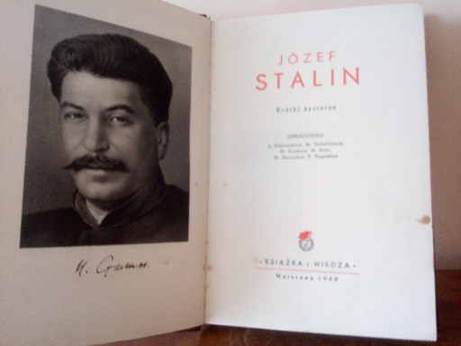 Zdjęcie oferty: Książka J. Stalin Krótki życiorys