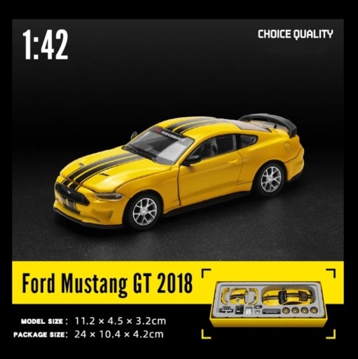 Zdjęcie oferty: Model metalowy Mustang GT Ford do tuningu części