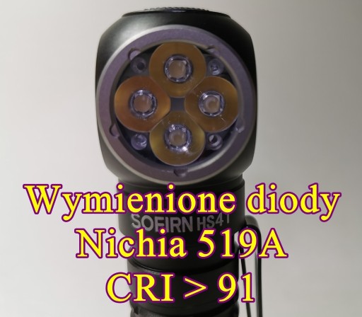 Zdjęcie oferty: Mega czołówka, wymienione diody, 4000LM