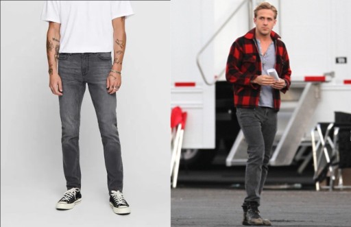 Zdjęcie oferty: Only&Sons Ryan Gosling ELASTYCZNE szare W31 L32 