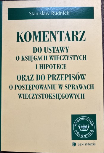 Zdjęcie oferty: Komentarz do ustawy o księgach wieczystych