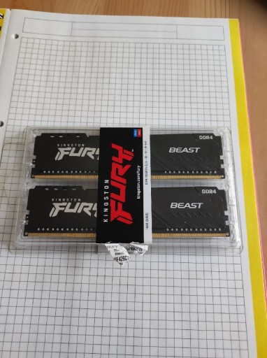 Zdjęcie oferty: RAM Kingston Fury Beast, DDR4, 16 GB - Gwarancja!