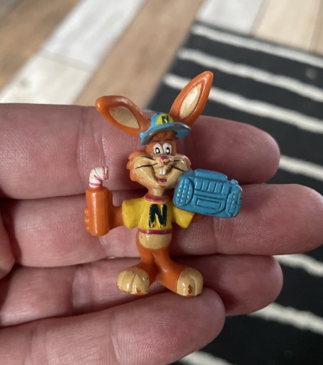 Zdjęcie oferty: Unikat stara figurka PVC Królik Nesquik