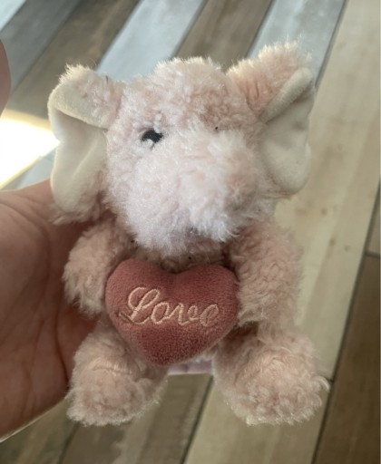 Zdjęcie oferty: Maskotka Słonik Love 13cm