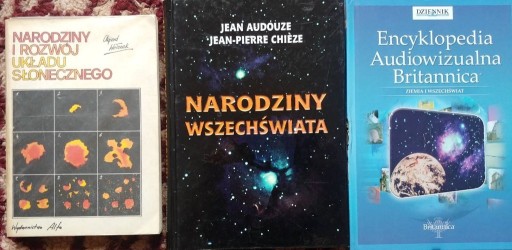 Zdjęcie oferty: Wszechświat, Ukł. Słoneczny, astronomia: 3 książkI