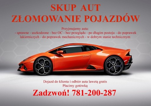 Zdjęcie oferty: Skup aut, Złomowanie, Auto skup, 