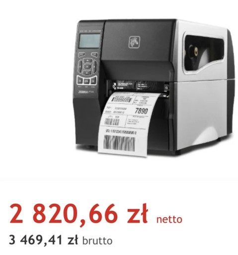 Zdjęcie oferty: Zebra zt230 drukarka etykiet 