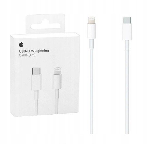 Zdjęcie oferty: ORYGINALNY KABEL Apple iPhone USB ŁADOWARKA 1m