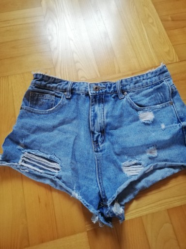 Zdjęcie oferty: Spodenki jeansowe (Rozmiar S/M) 100% BAWEŁNA 