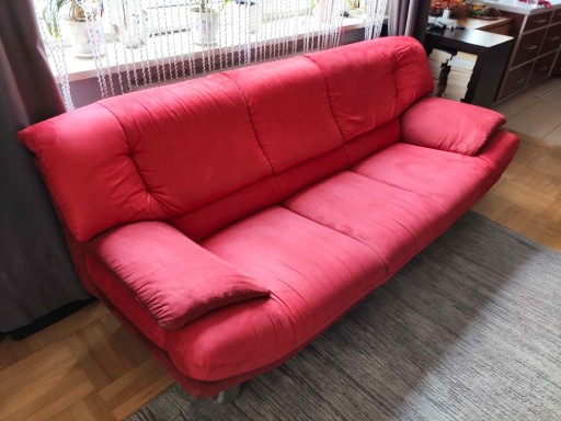 Zdjęcie oferty: KLER Sofa/Kanapa skóra alcantara