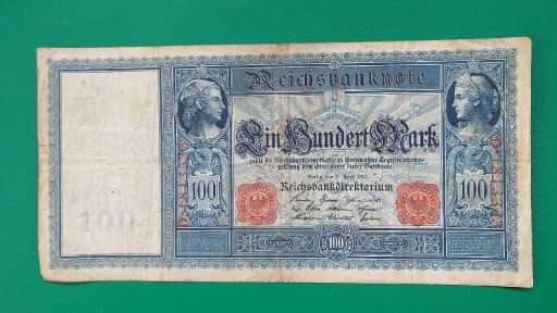 Zdjęcie oferty: Banknot 100 marek , 1910 r , Niemcy