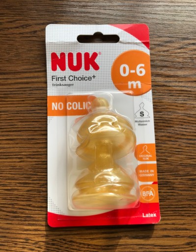 Zdjęcie oferty: Nuk Smoczki do butelki First Choice+ 0-6m