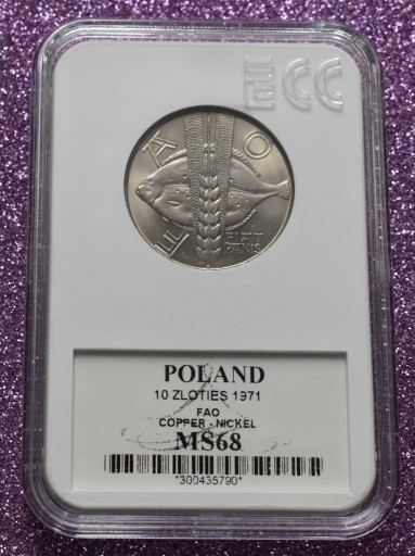 Zdjęcie oferty: 10 ZŁ FAO 1971 MS 68